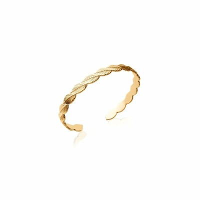 Bracelet jonc en plaqué or