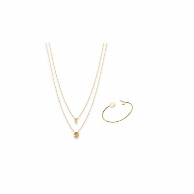 Bracelet jonc en plaqué or