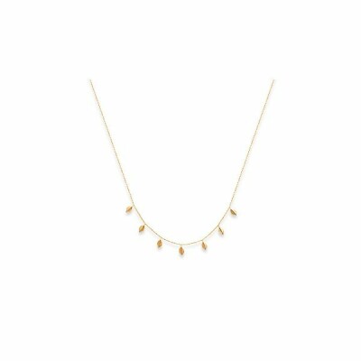 Collier en plaqué or, 45cm