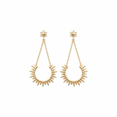 Boucles d'oreilles en plaqué or