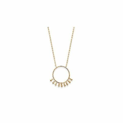 Collier en plaqué or, 45cm