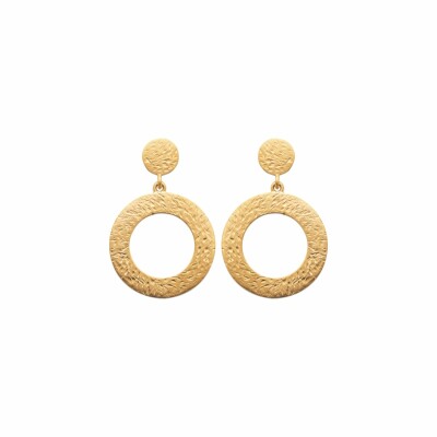 Boucles d'oreilles en plaqué or