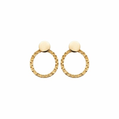 Boucles d'oreilles en plaqué or