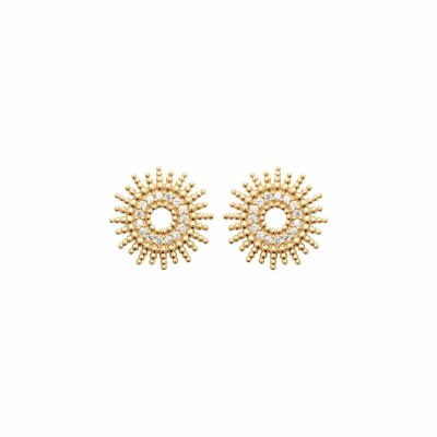 Boucles d'oreilles en plaqué or