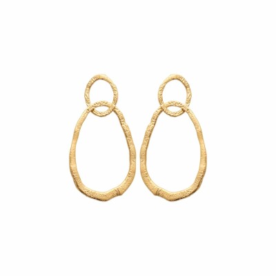 Boucles d'oreilles en plaqué or