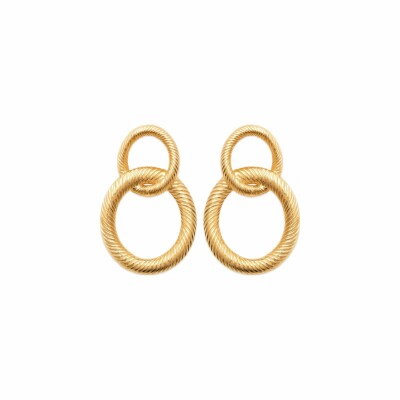 Boucles d'oreilles en plaqué or