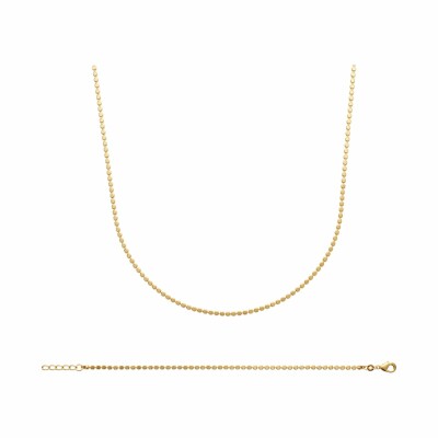 Bracelet en plaqué or, 18cm