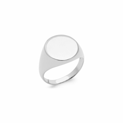 Bague en argent rhodié