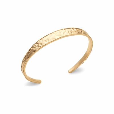 Bracelet jonc en plaqué or, 58cm