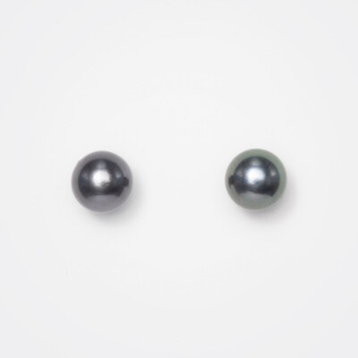 Puces d'oreilles or jaune & perles Akoya 