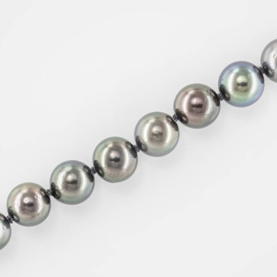 Bracelet or blanc & perles Tahiti