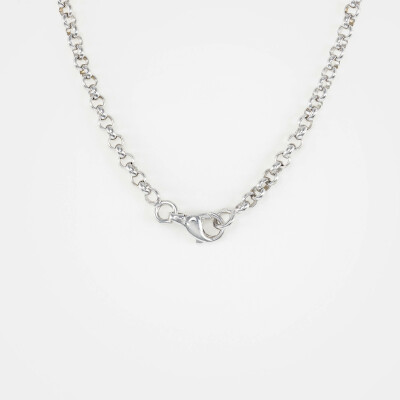 Gourmette or blanc maille jaseron