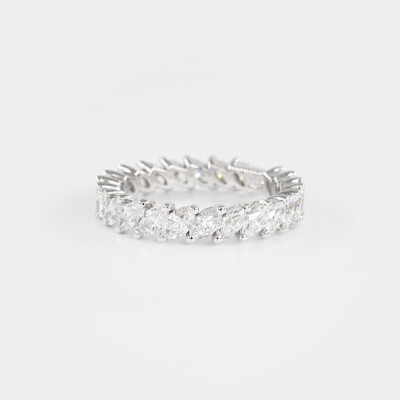 Alliance Prestige tour complet or blanc & diamants