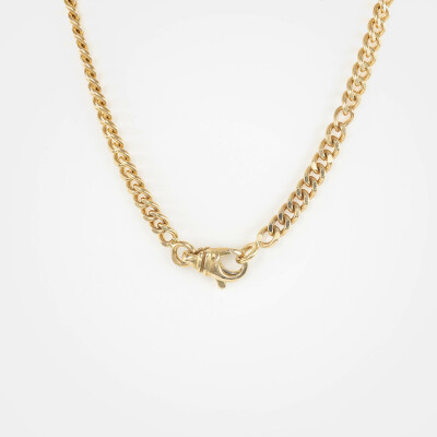 Gourmette or jaune maille gourmette