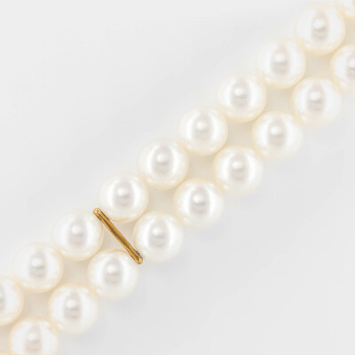 Bracelet or jaune & perles Akoya