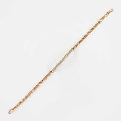 Bracelet Alizée or rose & diamants