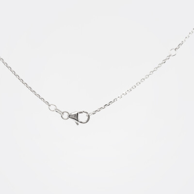 Collier Manhattan or blanc & diamants