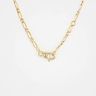 Gourmette or jaune maille gourmette