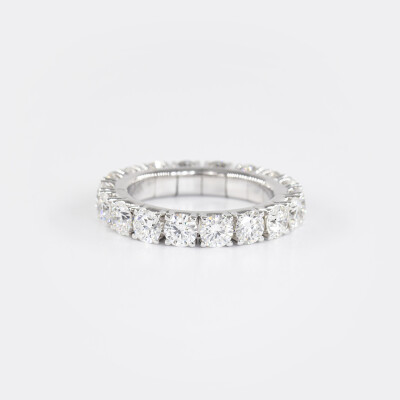 Alliance Extensia tour complet or blanc & diamants