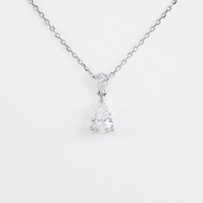 Collier Absolu or blanc & diamants