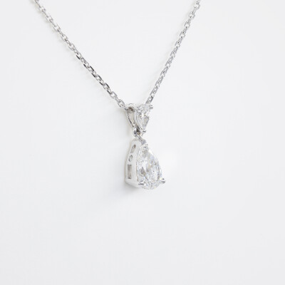 Collier Absolu or blanc & diamants