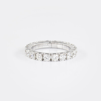 Alliance Extensia tour complet or blanc & diamants
