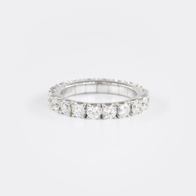 Alliance Extensia tour complet or blanc & diamants