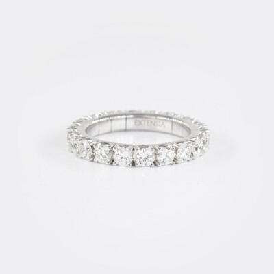 Alliance Extensia tour complet or blanc & diamants