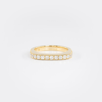 Bague Orizon or jaune & diamants