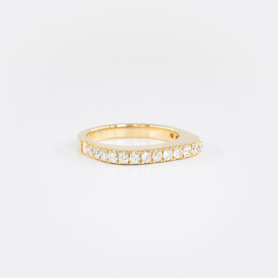 Bague Orizon or jaune & diamants