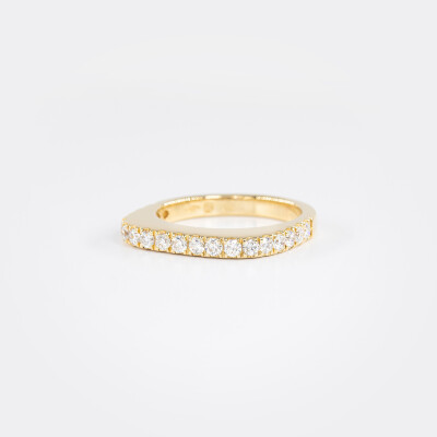 Bague Orizon or jaune & diamants