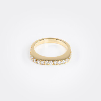 Bague Orizon or jaune & diamants