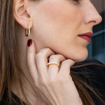 Bague Orizon or jaune & diamants