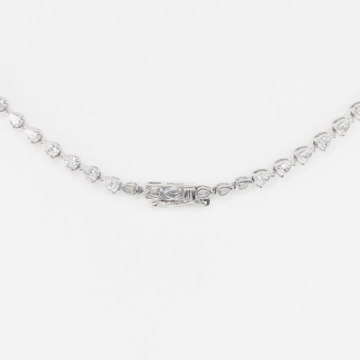 Collier Versailles or blanc & diamants