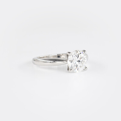 Solitaire Vénus platine & diamant