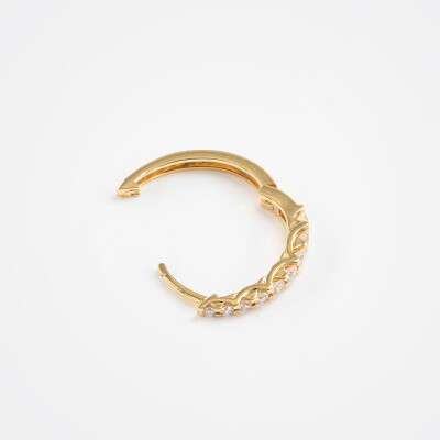 Créoles Impératrice or jaune & diamants