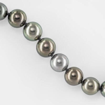 Bracelet or jaune & perles Tahiti