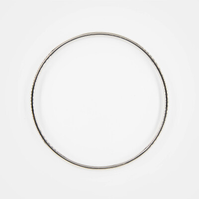 Bracelet jonc or blanc