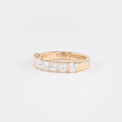 Alliance Prestige or rose & diamants