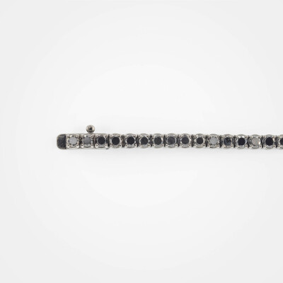 Bracelet Crépuscule or blanc & diamants 