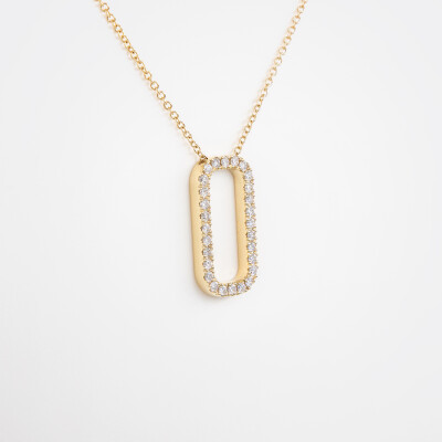 Collier Orizon or jaune & diamants