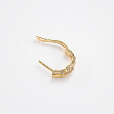 Boucles d'oreilles Odyssée or blanc & diamants