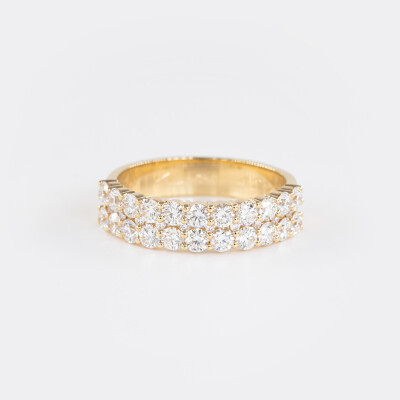 Bague Pétillante or jaune & diamants