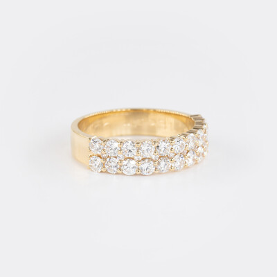 Bague Pétillante or jaune & diamants