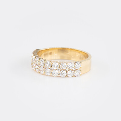 Bague Pétillante or jaune & diamants