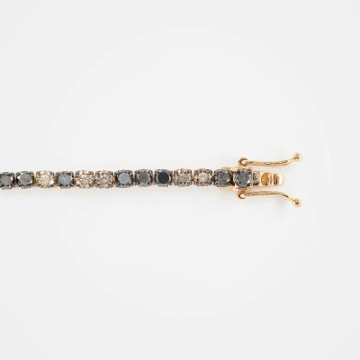 Bracelet Crépuscule or rose & diamants 