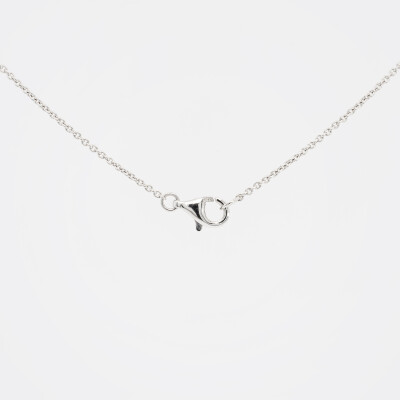 Collier Naïade or blanc & diamants