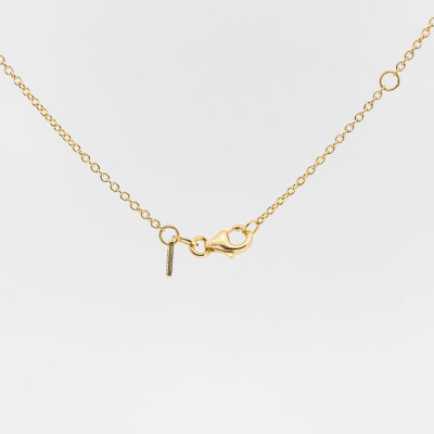 Collier Babylone or jaune & diamants