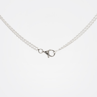 Collier Versailles or blanc & diamants