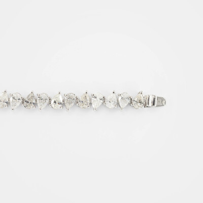 Bracelet Versailles or blanc & diamants